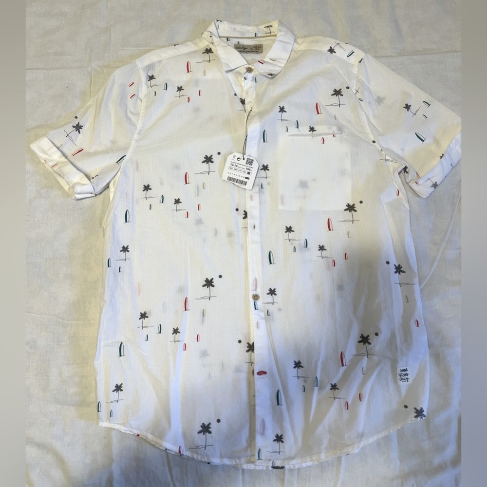 NWT Boys Zara button down shirt